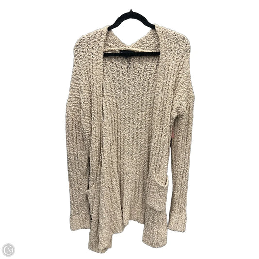 Cardigan By Clothes Mentor In Tan, Size: Xl