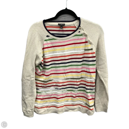 Top Long Sleeve By Talbots In Tan, Size: Lp