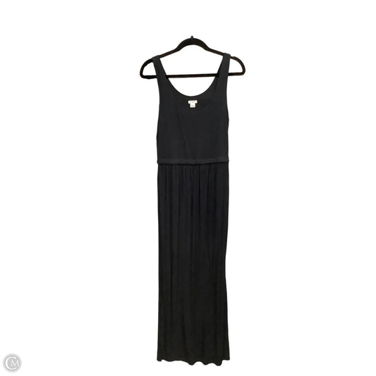 Dress Casual Maxi By J. Crew In Black, Size: S
