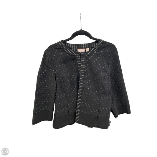 Jacket Shirt By Chicos In Black, Size: L