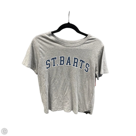 Top Short Sleeve By Zoe And Liv In Grey, Size: M
