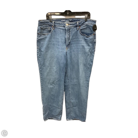Jeans Straight By Old Navy In Blue Denim, Size: 16
