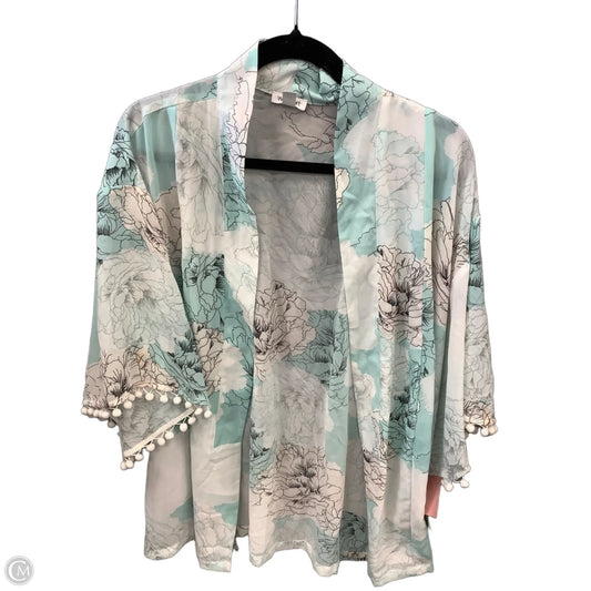Kimono By Westport In Floral Print, Size: 1x