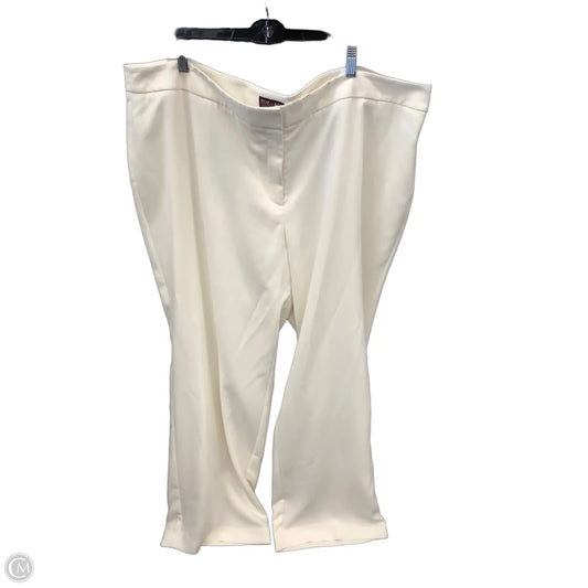 Pants Dress By Roz And Ali In White, Size: 22