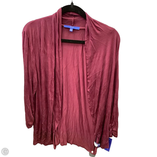 Cardigan By Apt 9 In Purple, Size: L