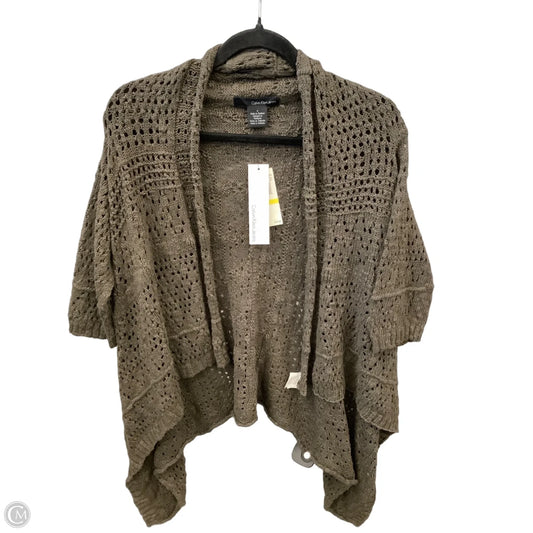 Cardigan By Calvin Klein In Green, Size: M