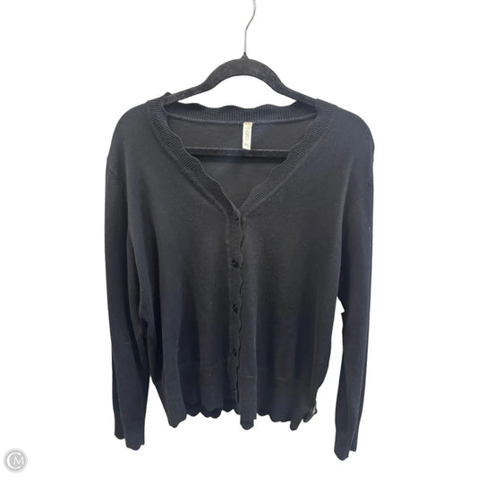 Sweater Cardigan By Grecerelle In Black, Size: Xl