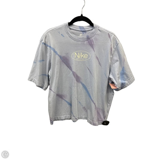 Top Short Sleeve By Nike Apparel In Blue, Size: Sp
