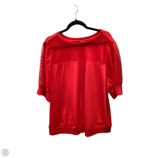 Top Short Sleeve By Torrid In Red, Size: 3x