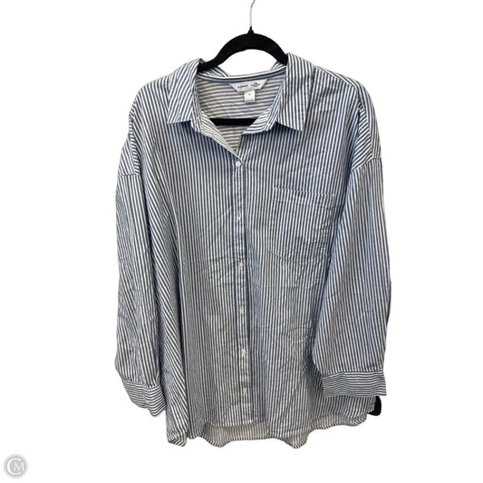 Top Long Sleeve By Old Navy In Striped Pattern, Size: Xl