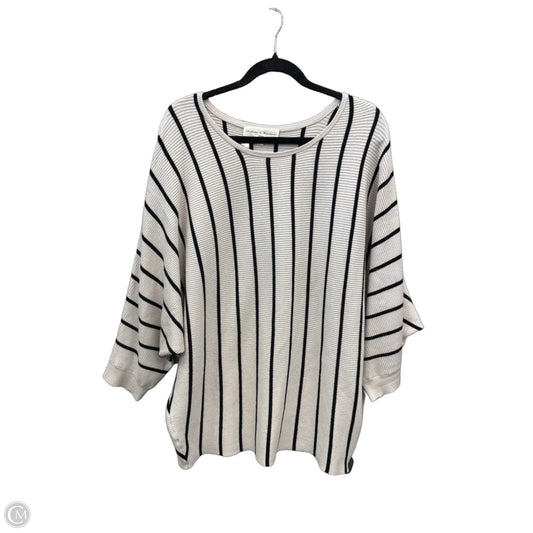 Top 3/4 Sleeve By Chelsea And Theodore In Tan, Size: 2x