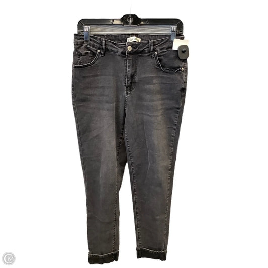Jeans Skinny By Clothes Mentor In Black Denim, Size: M