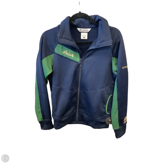 Athletic Jacket By Columbia In Navy, Size: L