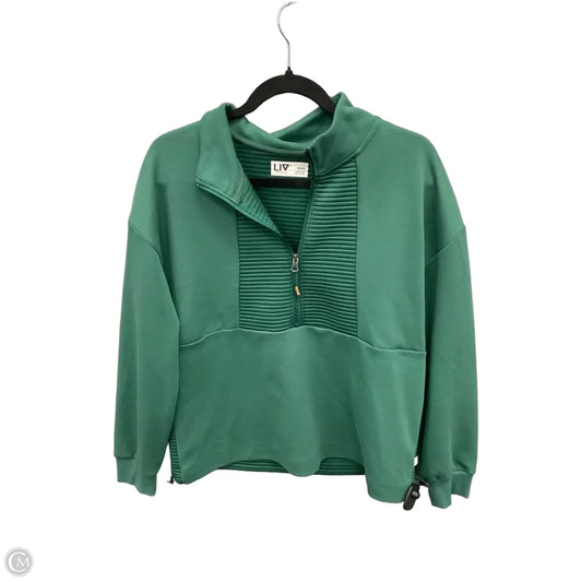 Sweatshirt Collar By Liv Outdoor In Green, Size: M