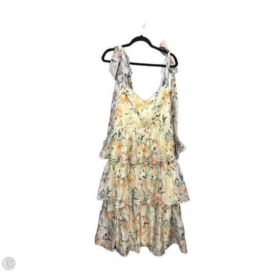Dress Casual Maxi By Lulus In Yellow, Size: Xl