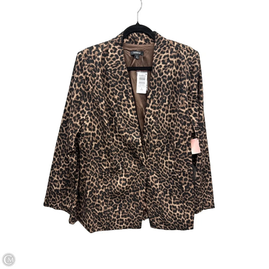 Blazer By Torrid In Animal Print, Size: 2x