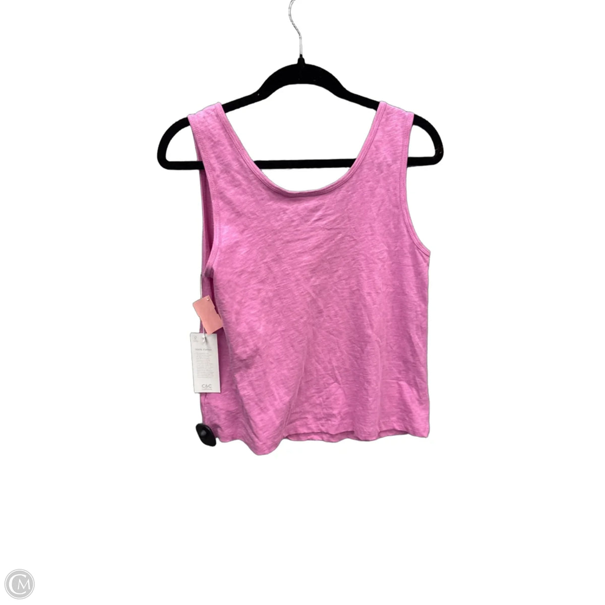 Top Sleeveless Basic By C And C In Pink, Size: M