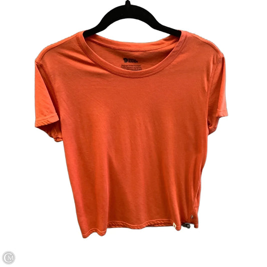 Top Short Sleeve Basic By Cmc In Orange, Size: M