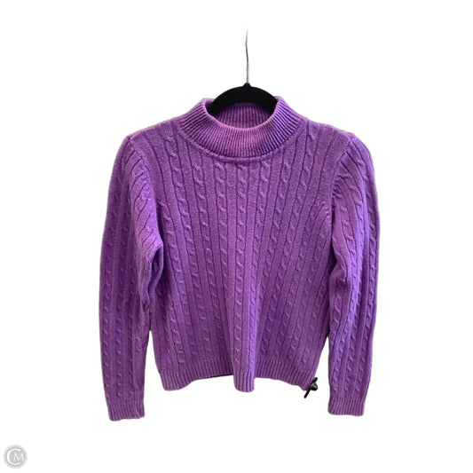 Sweater By Evan-picone In Purple, Size: S