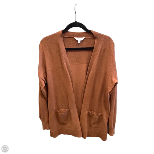 Cardigan By Time And Tru In Brown, Size: L