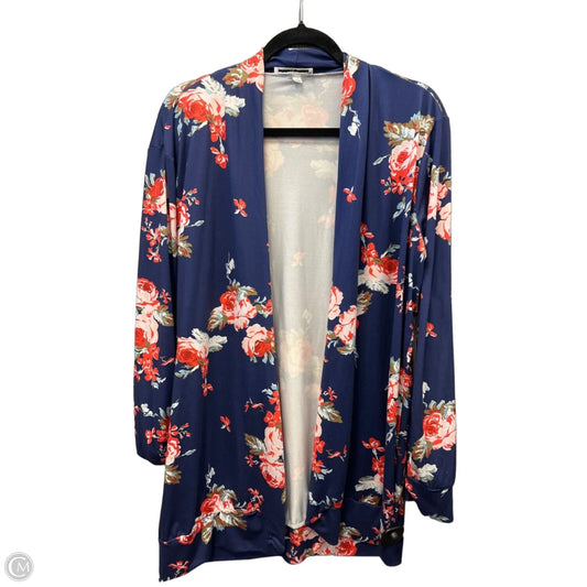 Cardigan By Ecowish In Navy, Size: Xxl
