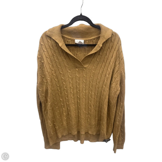 Sweater By Clothes Mentor In Brown, Size: 2x
