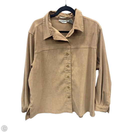 Top Long Sleeve By White Stag In Yellow, Size: 2x