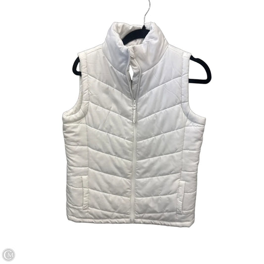 Vest Puffer & Quilted By Clothes Mentor In White, Size: S