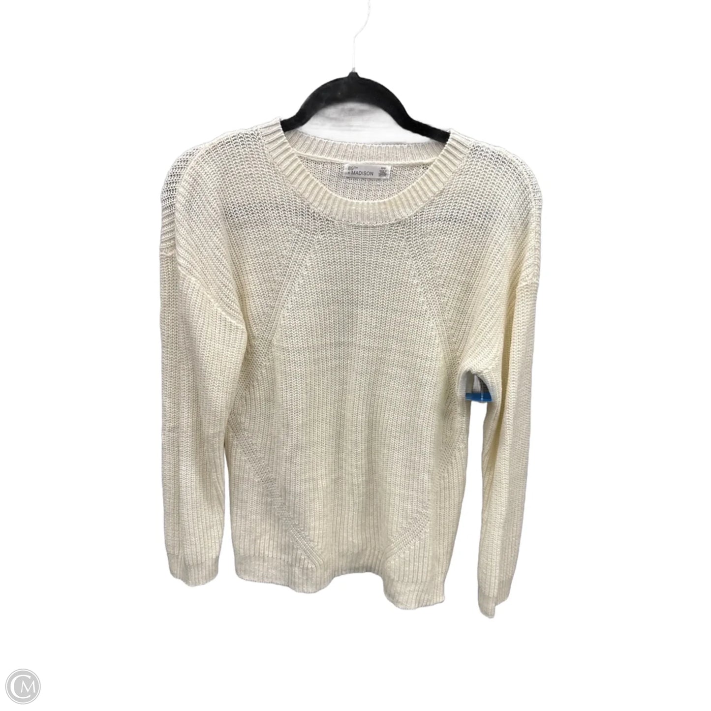 Sweater By 89th And Madison In Cream, Size: M