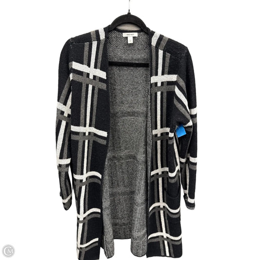 Sweater Cardigan By Nine West In Black, Size: L