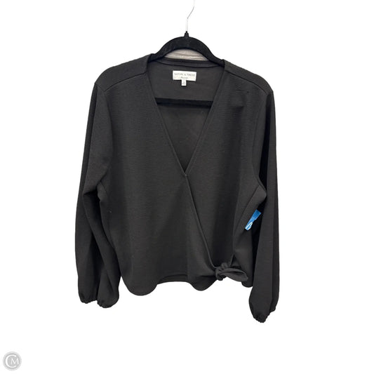 Top 3/4 Sleeve By Dressbarn In Grey, Size: 3x