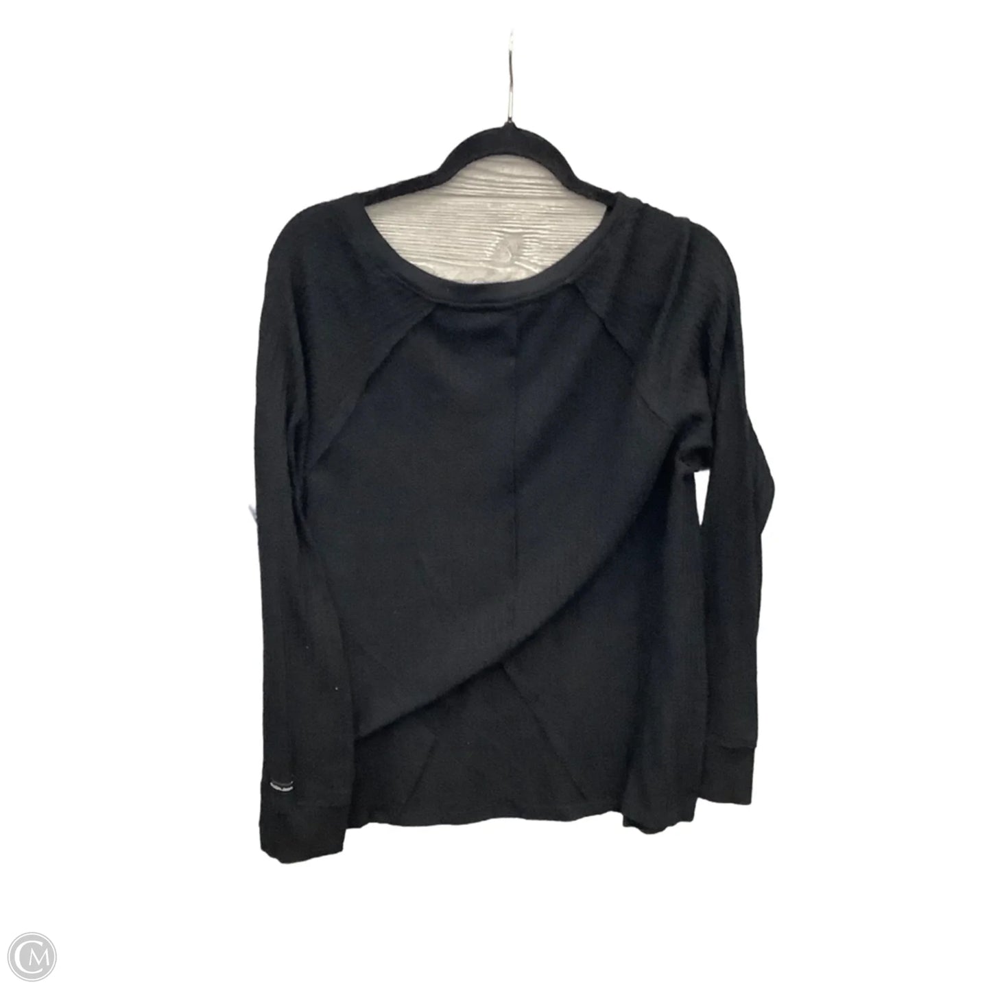 Top Long Sleeve By Calvin Klein In Black, Size: Xl