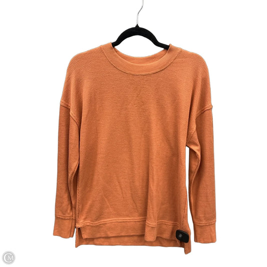 Top Long Sleeve By Hippie Rose In Orange, Size: M