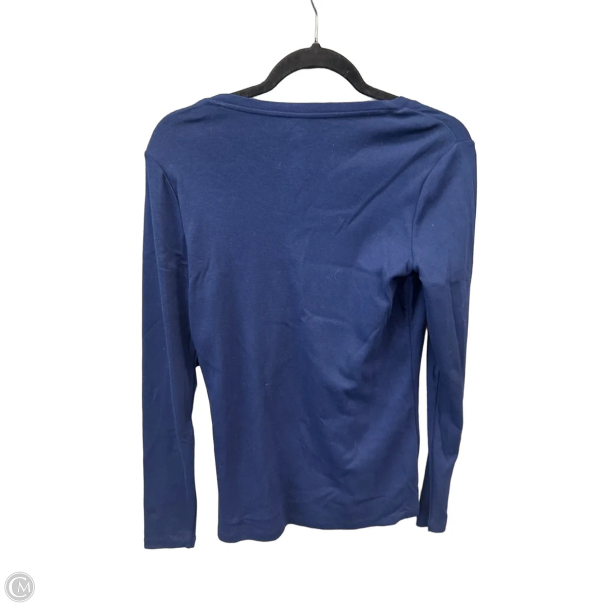 Top Long Sleeve Basic By St Johns Bay In Blue, Size: S