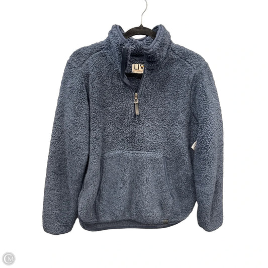 Sweatshirt Collar By Liv Outdoor In Blue, Size: S