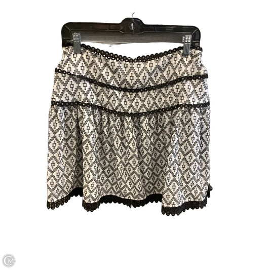 Skirt Midi By Ryegrass In Black & White, Size: 8