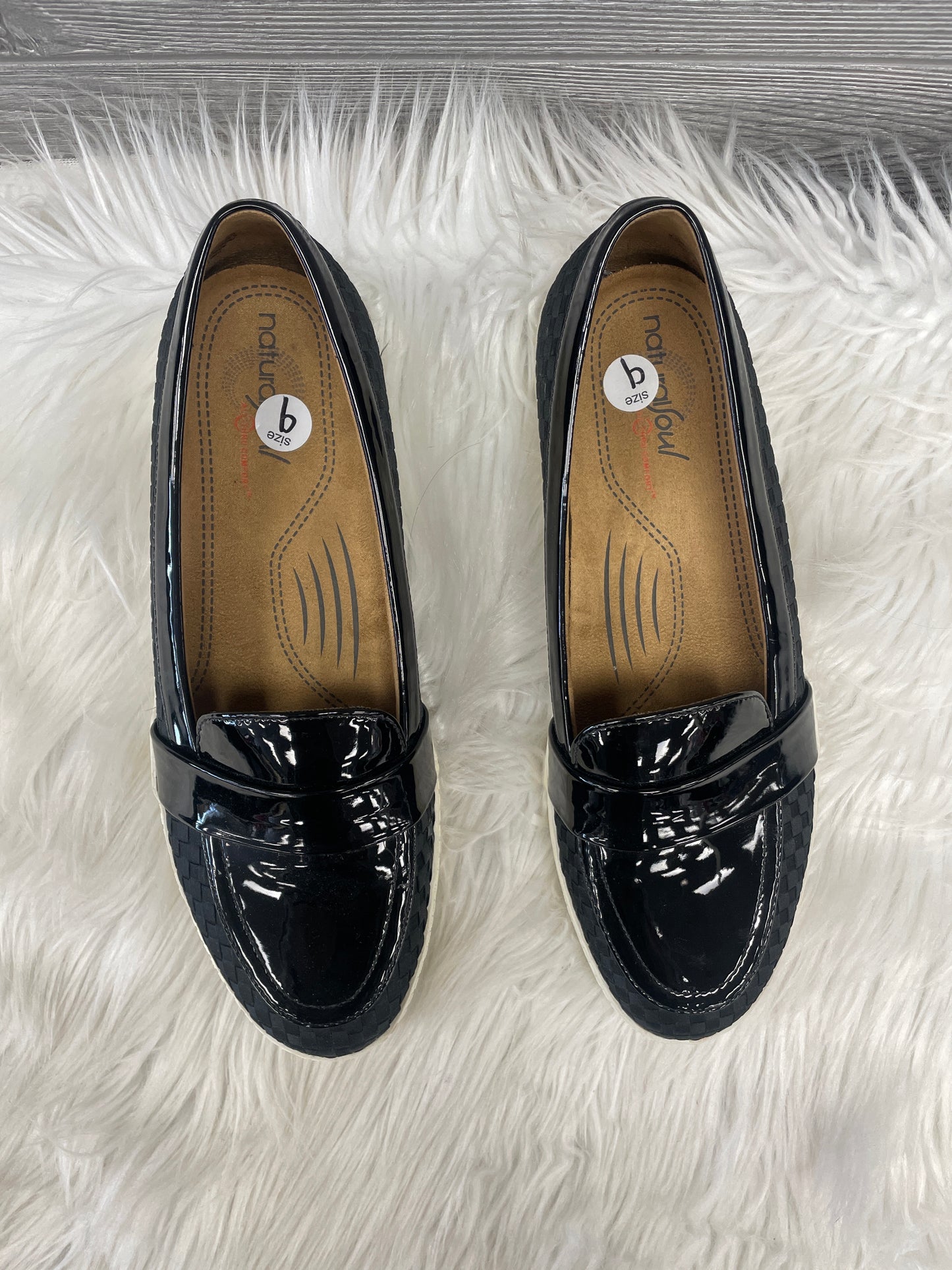 Shoes Flats By Natural Soul In Black, Size: 9