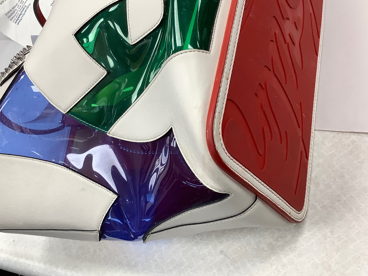 Tote Luxury Designer By Christian Louboutin, Size: Large