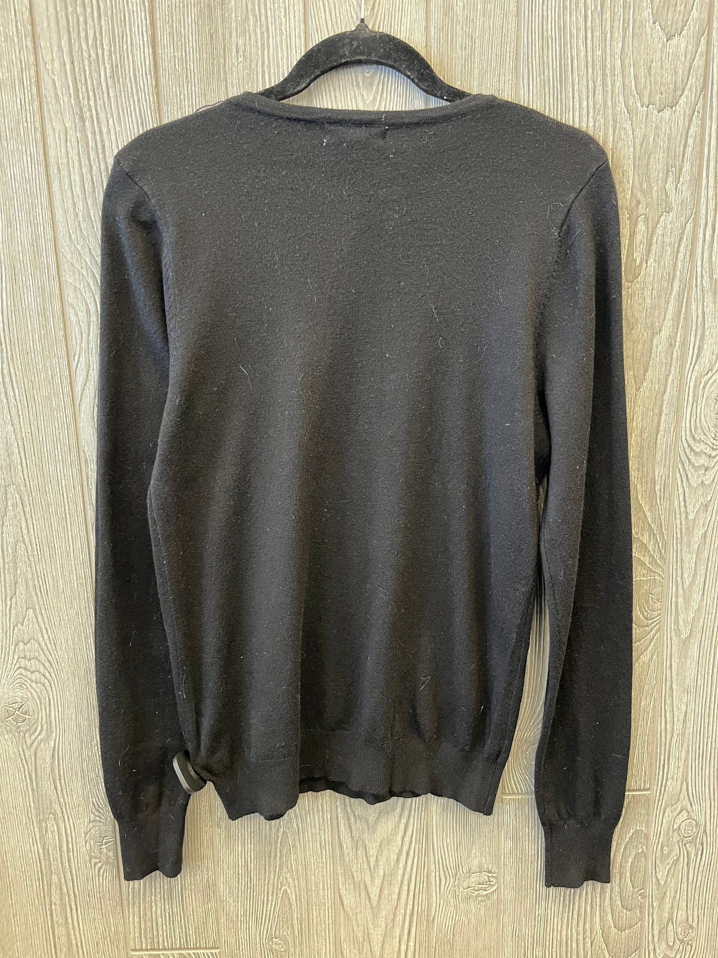 Top Long Sleeve By Clothes Mentor In Black, Size: L