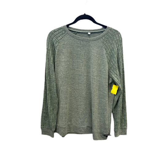 Top Long Sleeve By Clothes Mentor In Green, Size: L