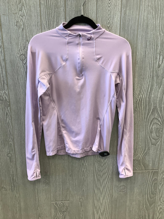 Athletic Top Long Sleeve Collar By Asics  Size: S